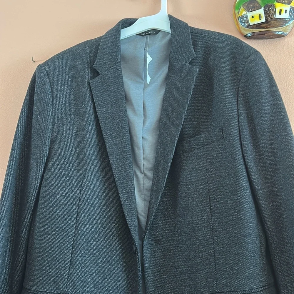 Mens Banana Republic Blazer Sport Coat Jacket standard fit 42L Men Button Suit
